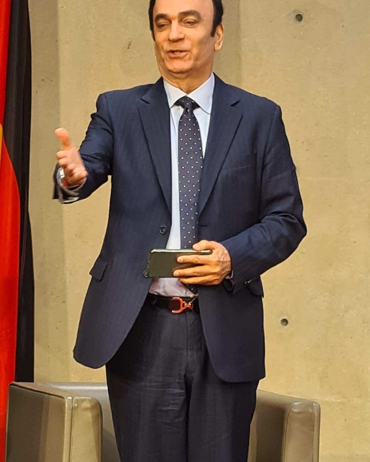 H.E. Dr. Ahmed Albanna at the 6th German-Arab Gulf Dialogue in Berlin