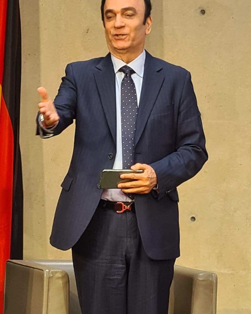 H.E. Dr. Ahmed Albanna at the 6th German-Arab Gulf Dialogue in Berlin