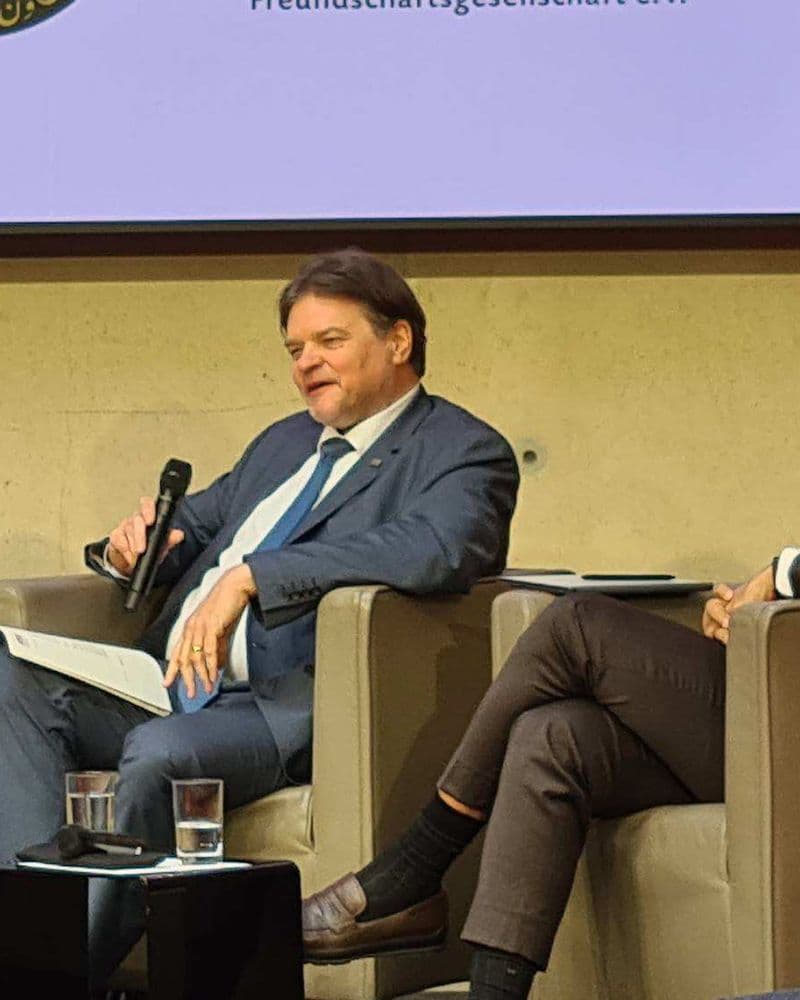 Dr. Christian Koch at the 6th German-Arab Gulf Dialogue in Berlin