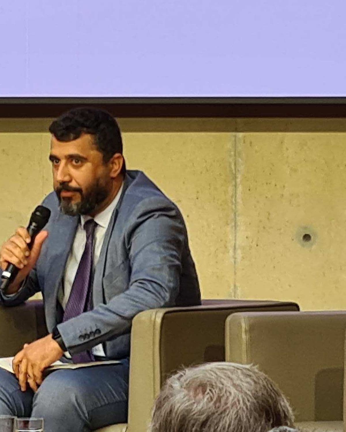 Dr. Yousuf Mohammed Al Bulushi at the 6th German-Arab Gulf Dialogue in Berlin