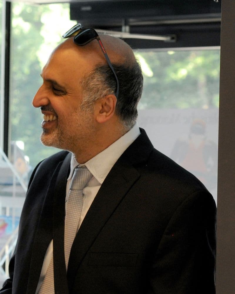 Portrait of Abdullah Hamidaddin at a DAFG event
